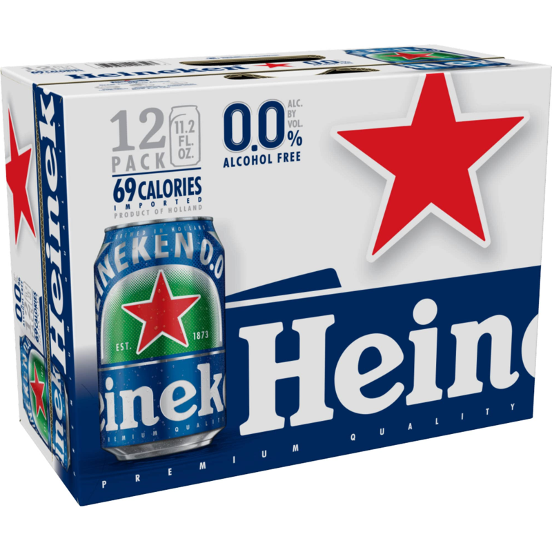 Heineken Non-Alcoholic 0.0 12x 12oz Cans