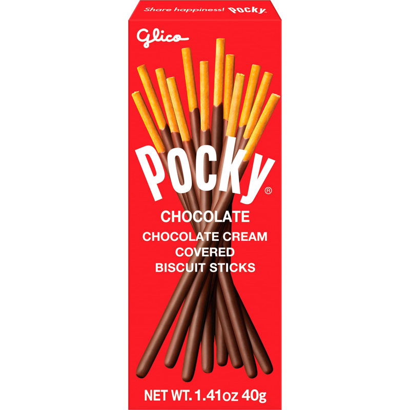 Pocky Chocolate Cream Covered Biscuit Sticks 1.41oz Carton