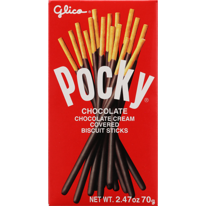 Pocky Chocolate Cream Covered Biscuit Sticks