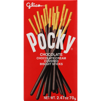 Pocky Chocolate Cream Covered Biscuit Sticks