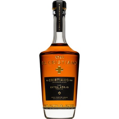 El Cristiano Extra Anejo Tequila 750mL Bottle