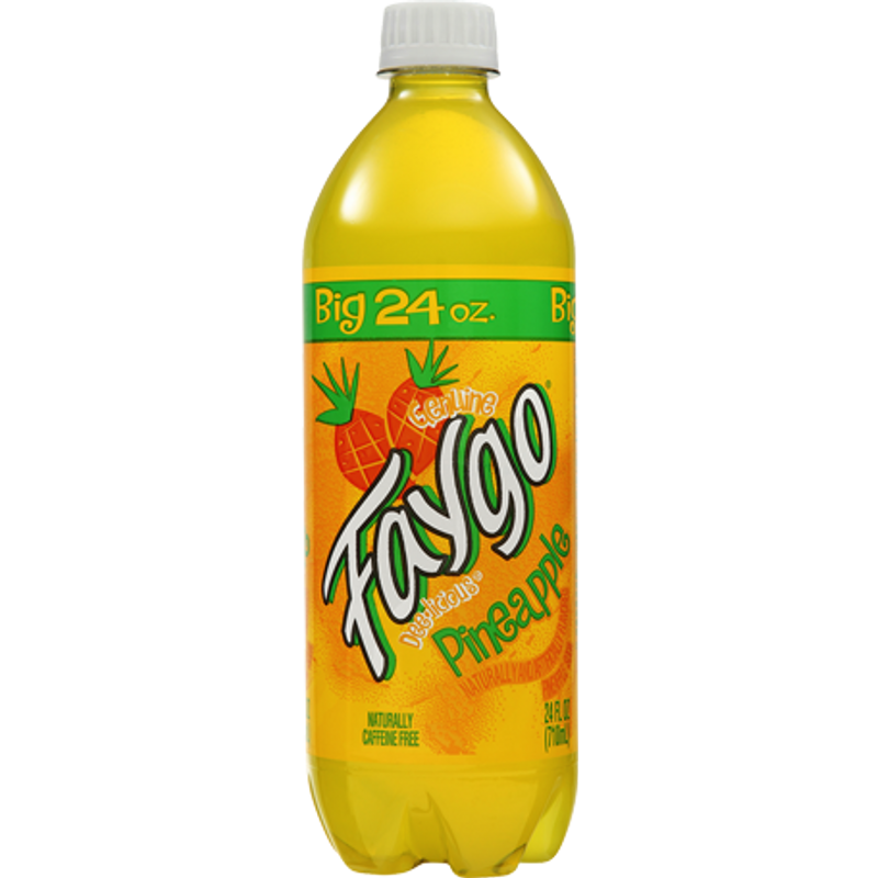 Faygo Pineapple Orange Juice 23oz Plastic Bottle