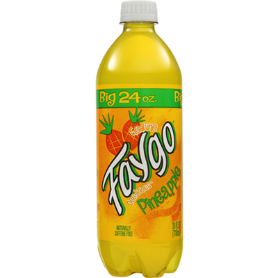 Faygo Pineapple Orange Juice 23oz Plastic Bottle