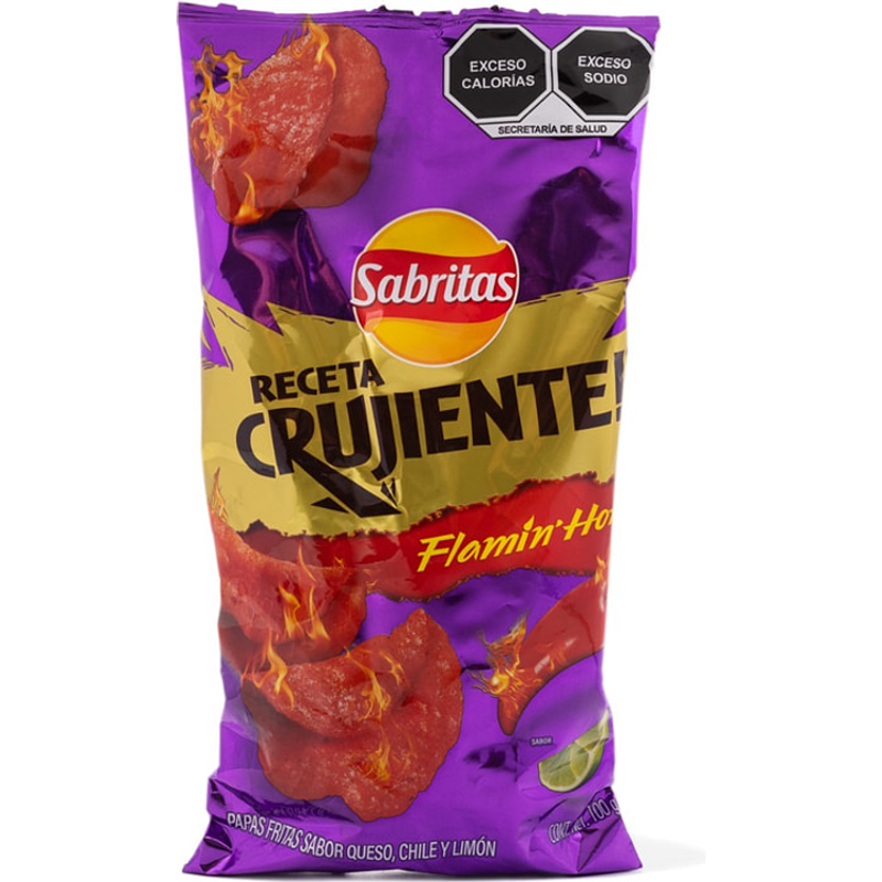 Sabritas Flamin Hot Chile Y Limón 100g