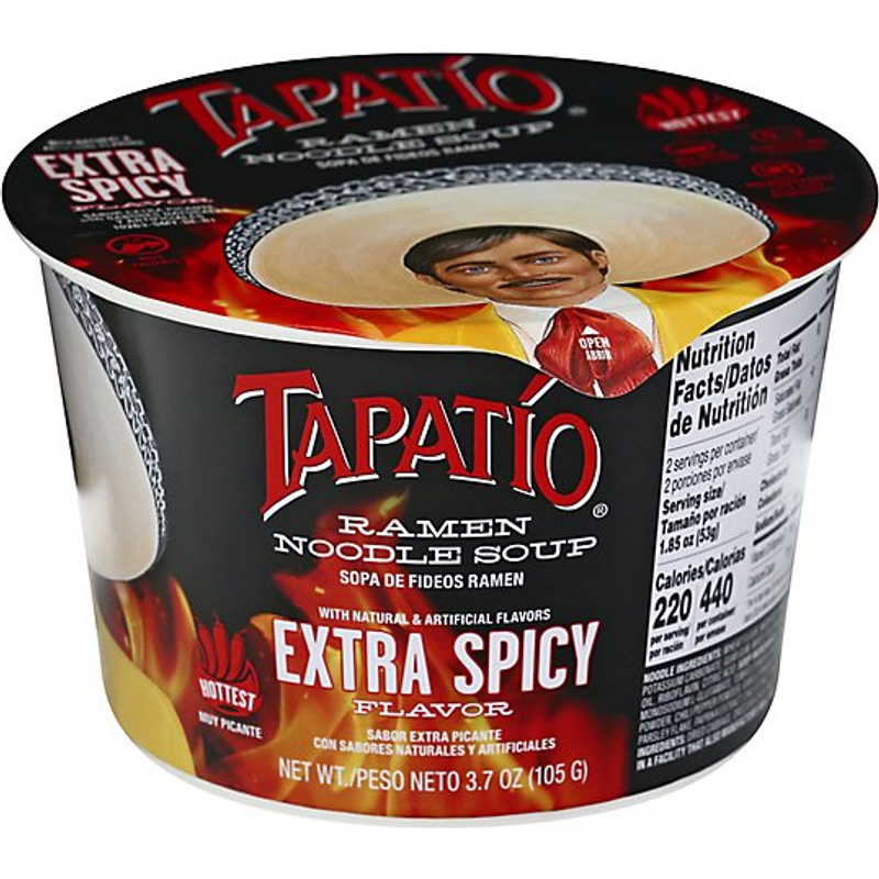 Tapatio Extra Spicy Ramen 3.7oz Count