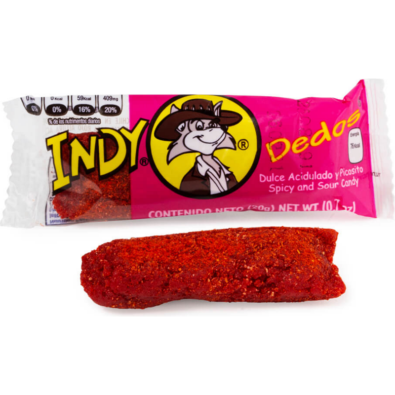 Indy Dedos Spicy & Sour Mexican Candy 0.7 oz