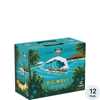 Kona Big Wave Golden Ale 12x 12 oz bottles (4.4% ABV)