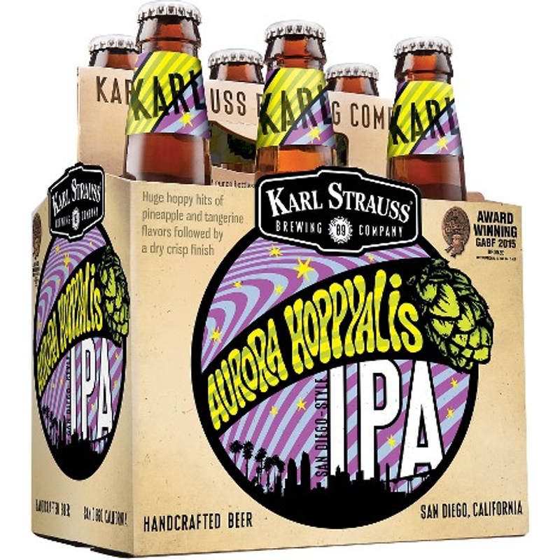 Karl Strauss Hoppyalis IPA 6 pack 12oz Bottles