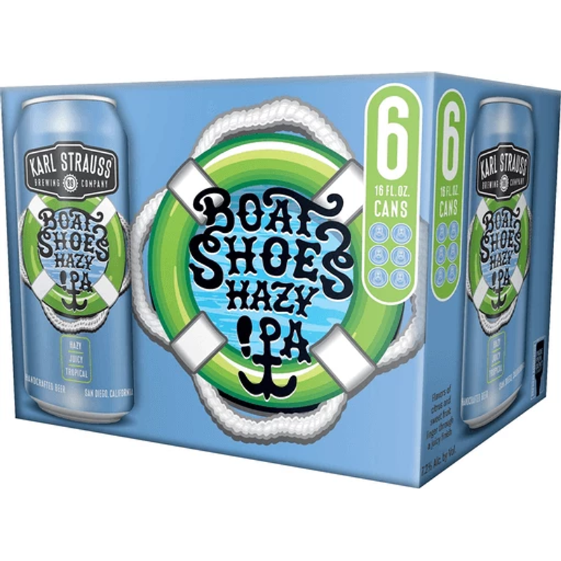 Karl Strauss Boat Shoes Hazy IPA 6x 16oz Cans