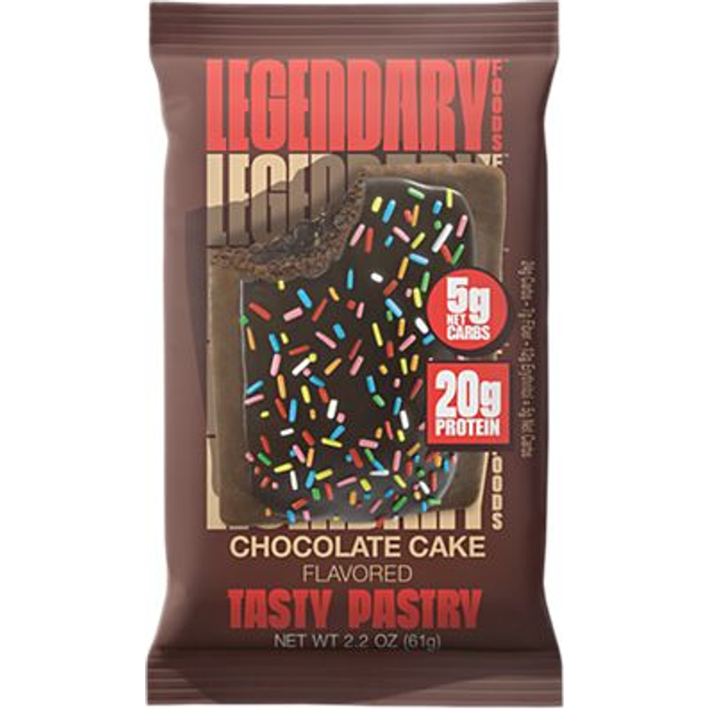 Legendary Foods Chocolate Cake Tasty Pastry 2.2oz Pack