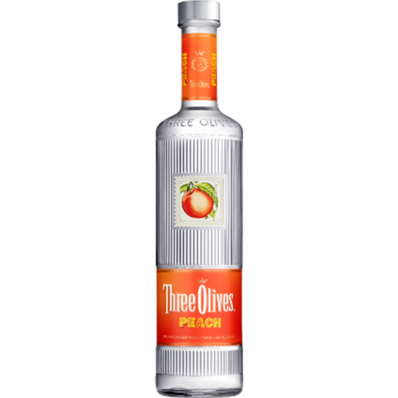 Three Olives Peach Vodka 750mL