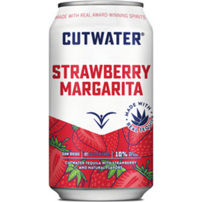 Cutwater Strawberry Margarita 4 Pack 12oz Cans