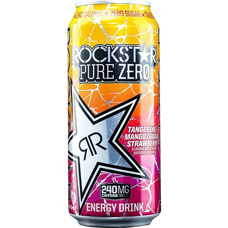 Rockstar TMGS Pure Zero Energy Drink 16oz Can