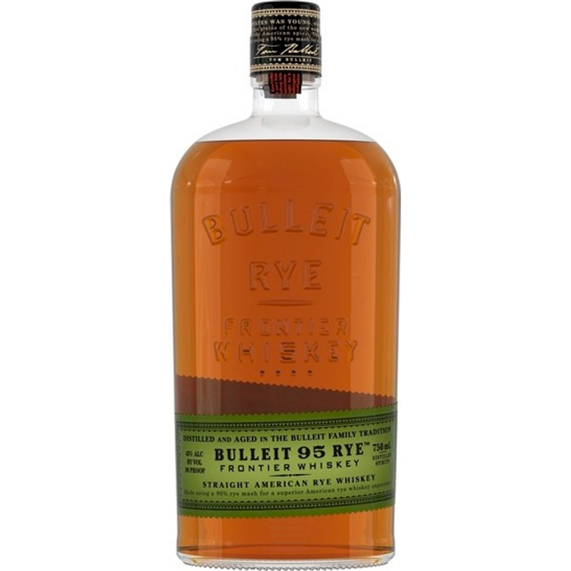 Bulleit 95 Rye Frontier Whiskey Small Batch Straight Rye Mash Whiskey 750mL