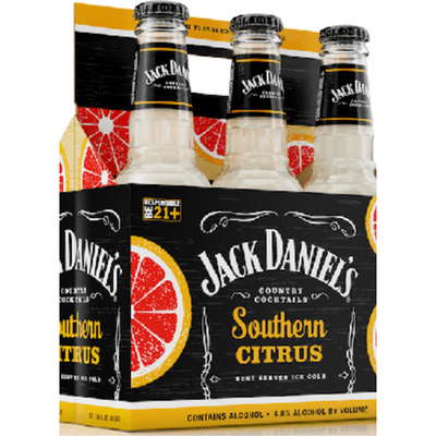 Jack Daniel's Country Cocktails Southern Citrus 6x 12oz Bottles