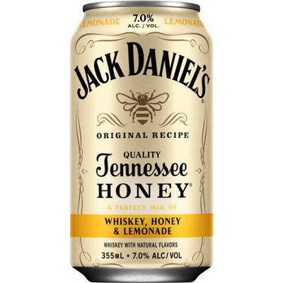 Jack Daniel's Tennessee Honey and Lemonade 4x 355ml Cans