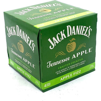 Jack Daniel's Apple Fizz Cocktail 4x 355ml Cans