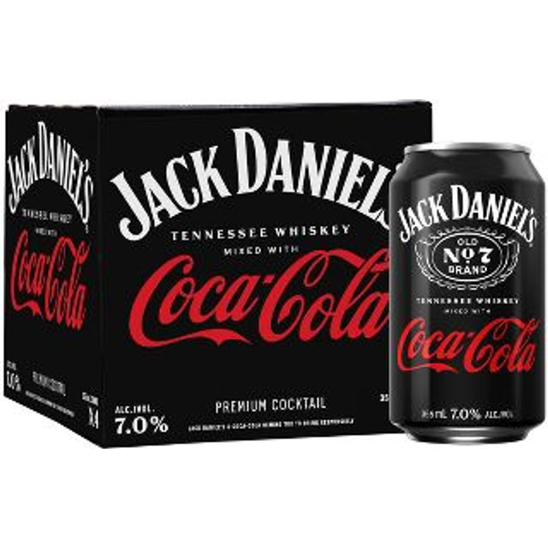 Jack Daniels Jack & Coke 350ml Box