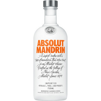 Absolut Country of Sweden Mandarin Vodka 375mL