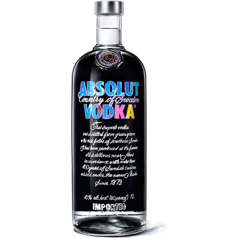 Absolut Country of Sweden Warhol Limited Edition Vodka 750mL