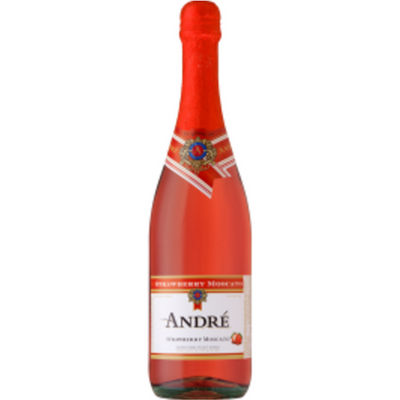 Andre Pink Moscato Champagne Blend Sparkling Wine 750mL