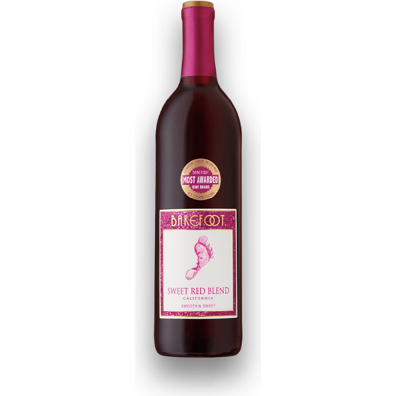 Barefoot Sweet Red Red Wine Blend 750mL