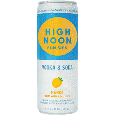 High Noon Mango Vodka & Soda 12 oz Can