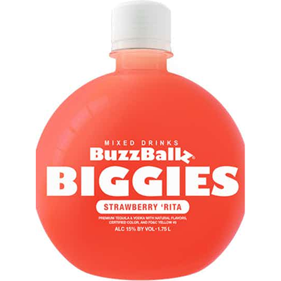 Buzz Ballz Biggies Strawberry 'rita 1.75l Bottle