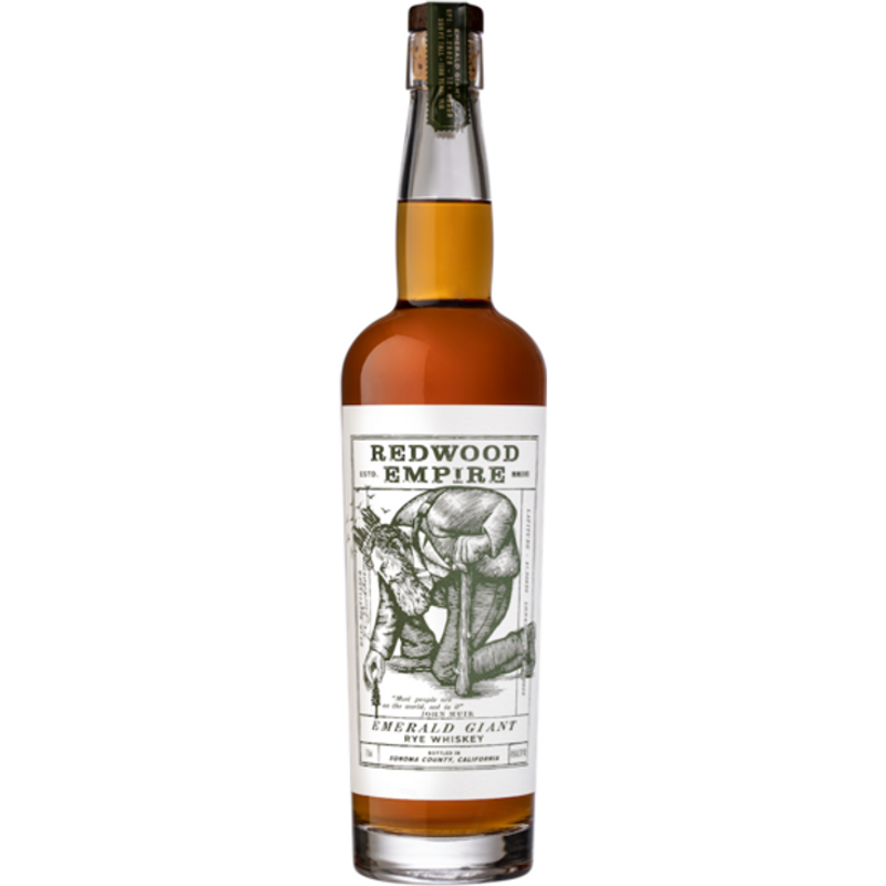 Redwood Empire Emerald Giant Rye Whiskey 750mL