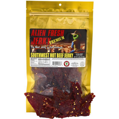 Alien Fresh Jerky Southwest Hot 3.25oz Pouch