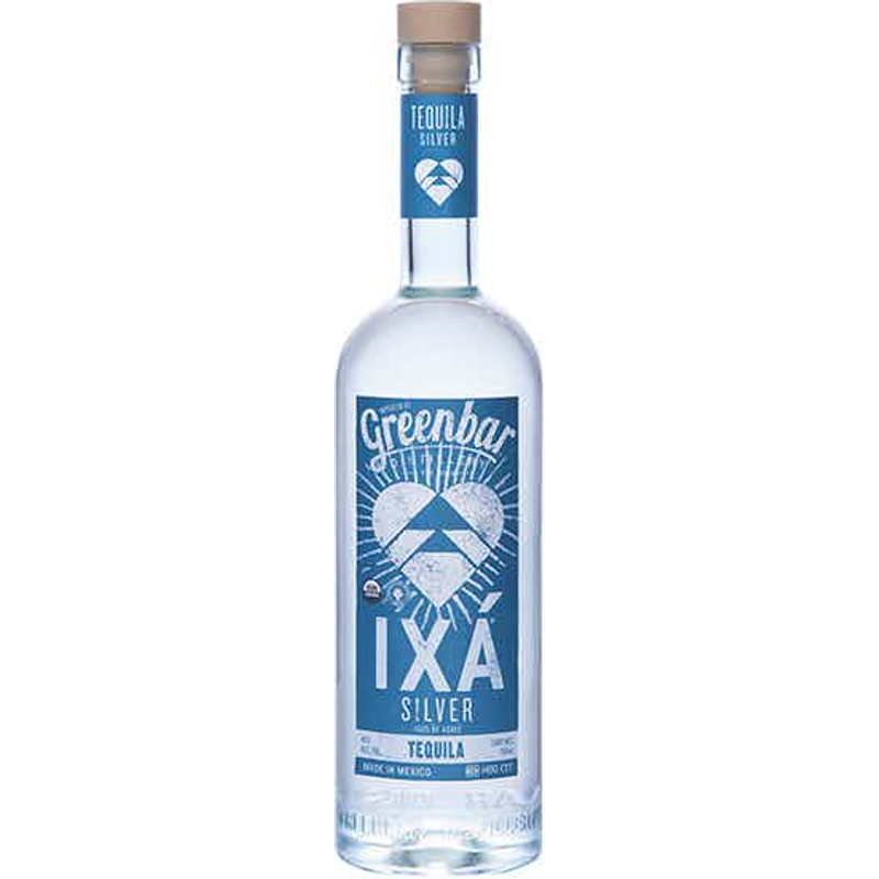 Ixa Silver Tequila from Greenbar Distillery, 750 ml Bottle (40% ABV)