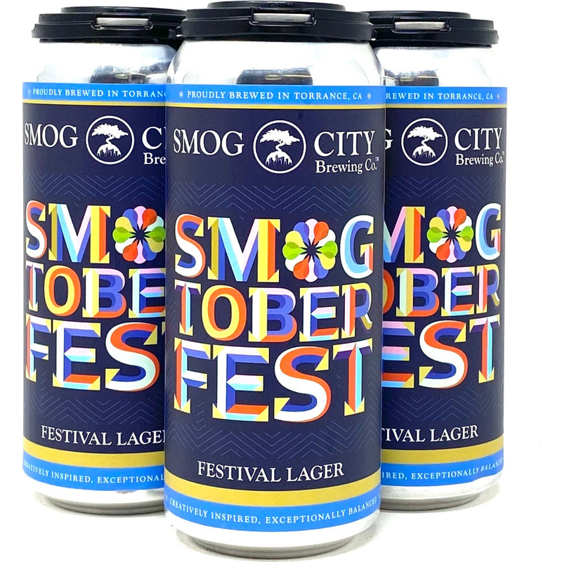 Smog City Smogtoberfest 4x 16oz Cans