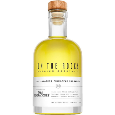 On the Rocks Premium Cocktails The Jalapeno Pineapple Margarita - Tres Generaciones 200mL