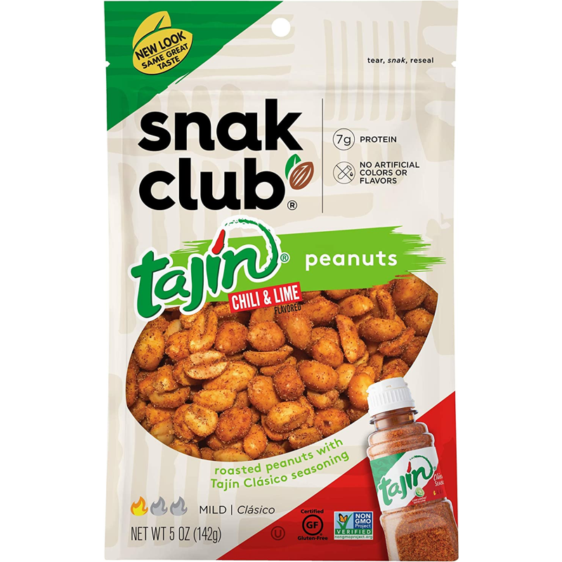 Snak Club Tajin Peanuts 5oz Bag