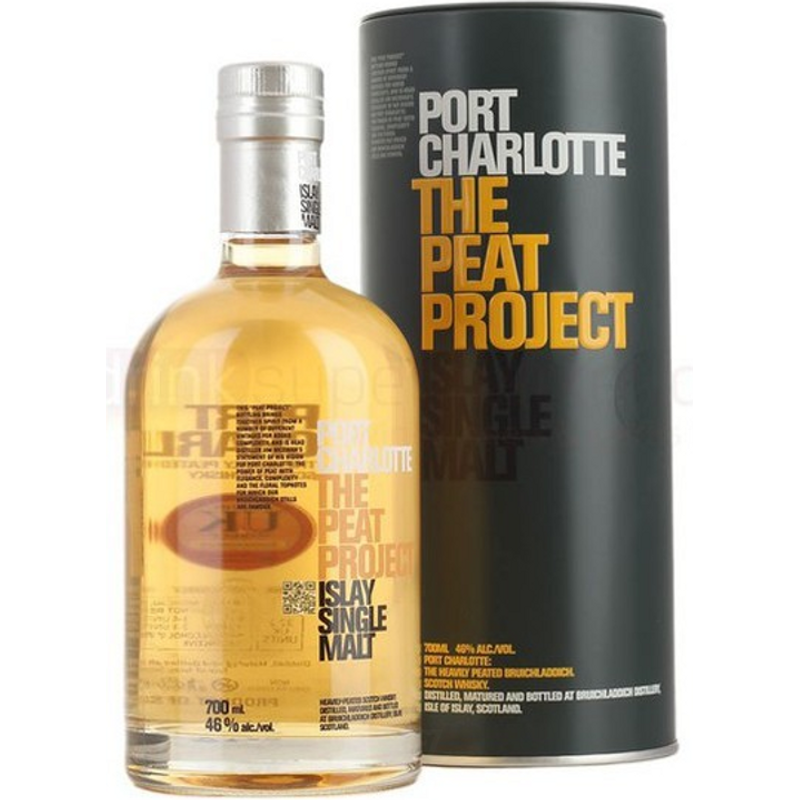 Port Charlotte Scottish Barley Heavily Peated Islay Single Malt Scotch Whisky 750mL