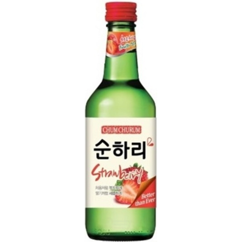 Chum Churum Strawberry Soju 375ml Bottle