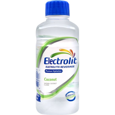 Electrolit Natural Coconut Flavor Hydration Drink 21oz Plastic Bottle