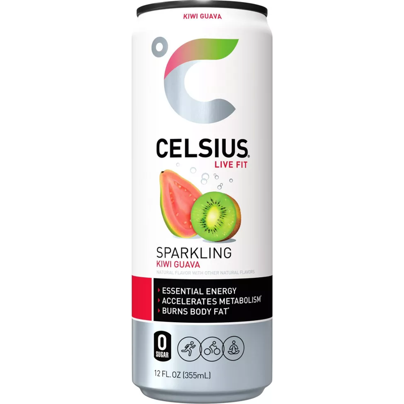 Celsius Kiwi Guava 12oz Can