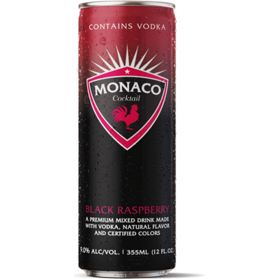 Monaco Cocktail Black Raspberry Cocktail 355mL Aluminium Can