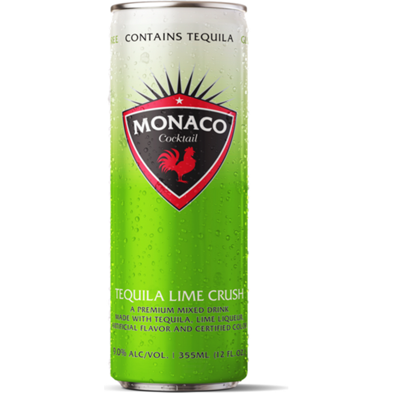 Monaco Cocktail Tequila Lime Crush Cocktail 355mL Aluminium Can