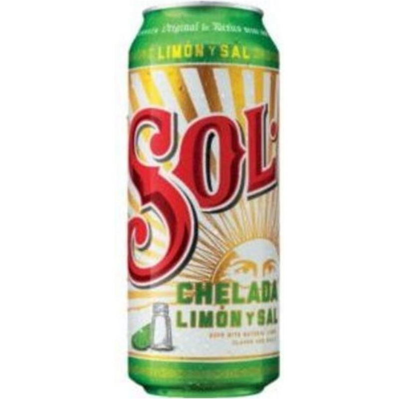 Sol Chelada Limon Y Sal 24oz Can