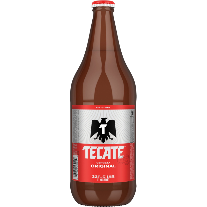 Tecate Beer 32 oz Bottle