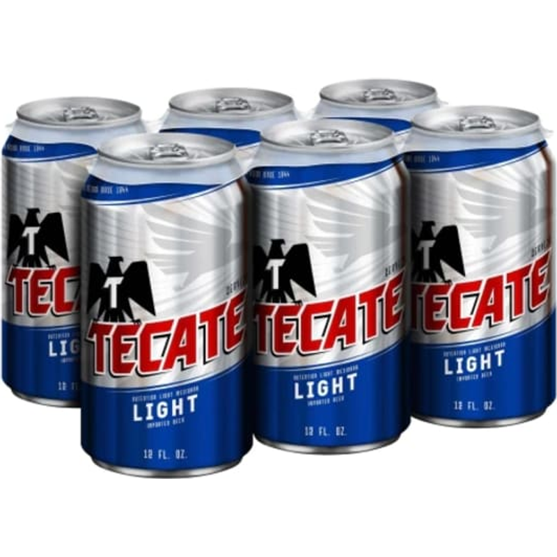 Tecate Light 6 Pack 12 oz Cans