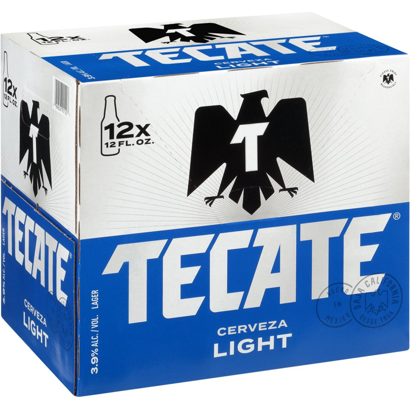 Tecate 12 Pack 12 oz Bottles