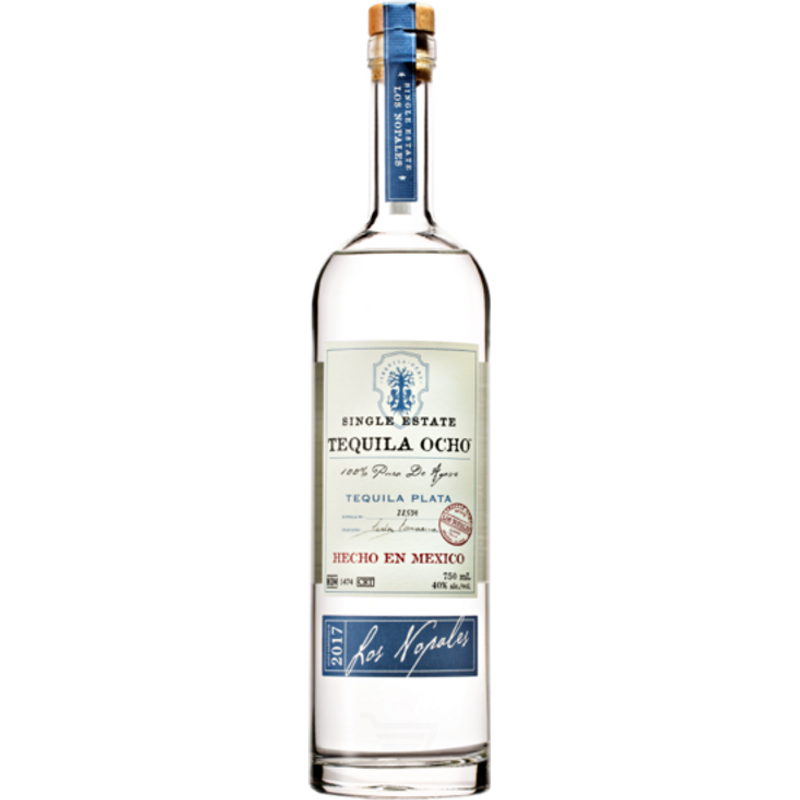 Tequila Ocho Single Estate Plata Jalisco Tequila 750mL