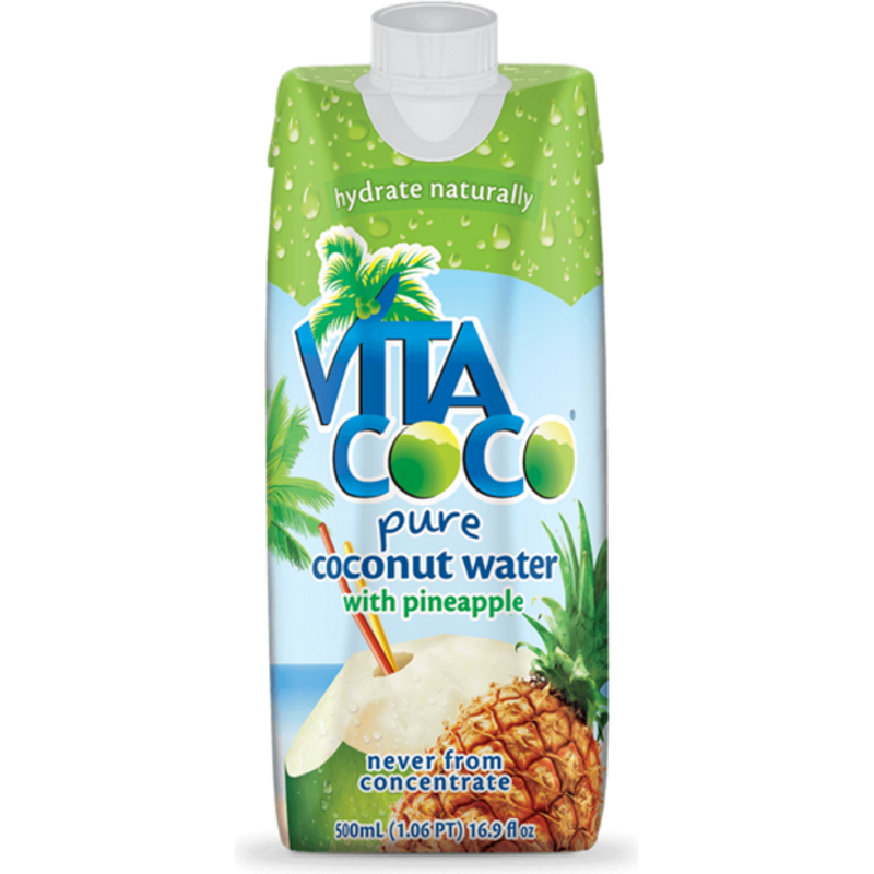 Vita Coco Coconut Water with Peach & Mango 16.9 oz Carton