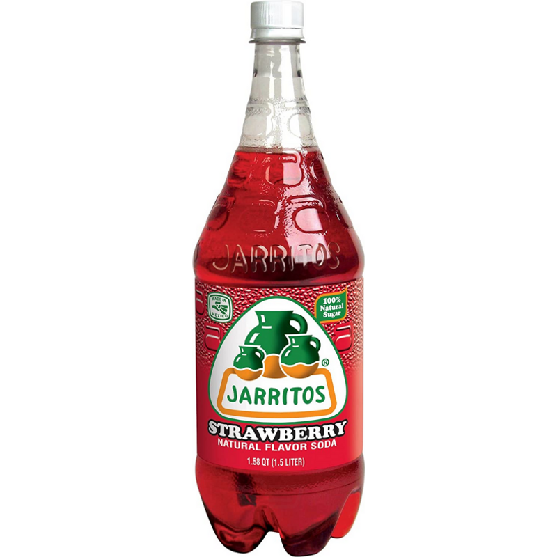 Jarritos Naturally Flavored Soda Strawberry 2L Bottle