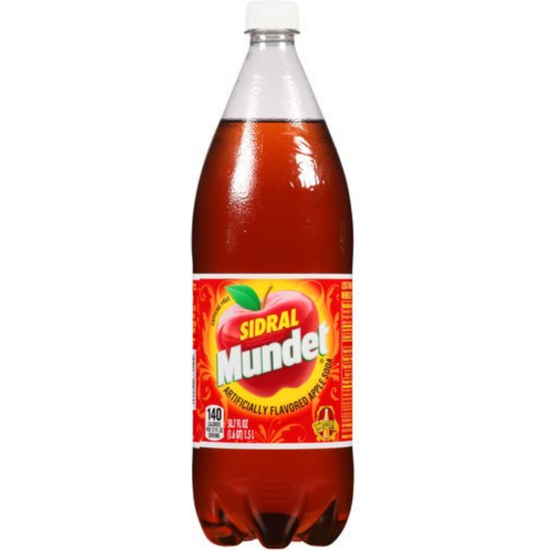 Sidral Mundet Apple Soda 50.7 oz Bottle